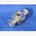 4-way vacuum fitting DN25 KF, aluminum